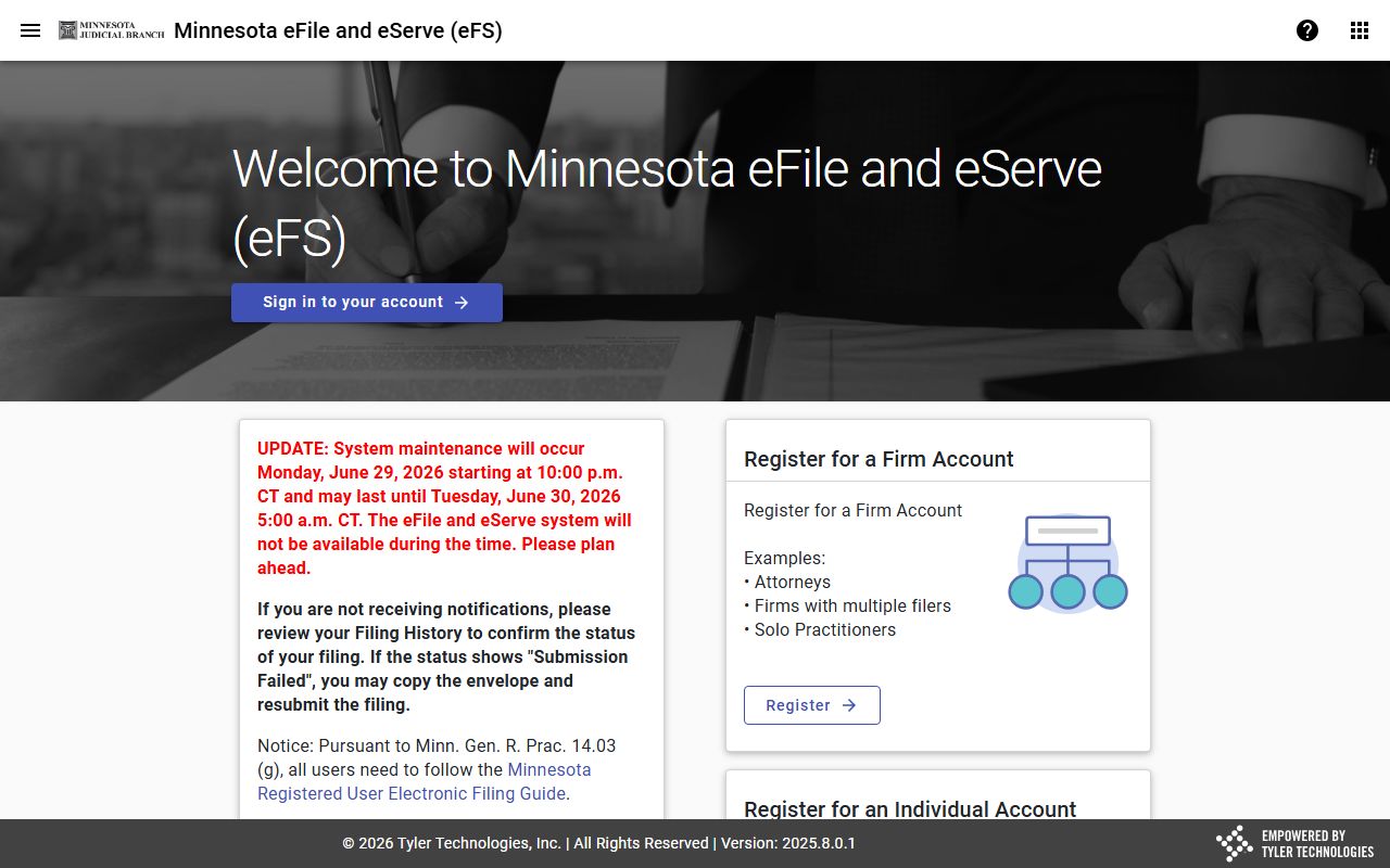 Lake of the Woods County District Court Minnesota eFiling portal