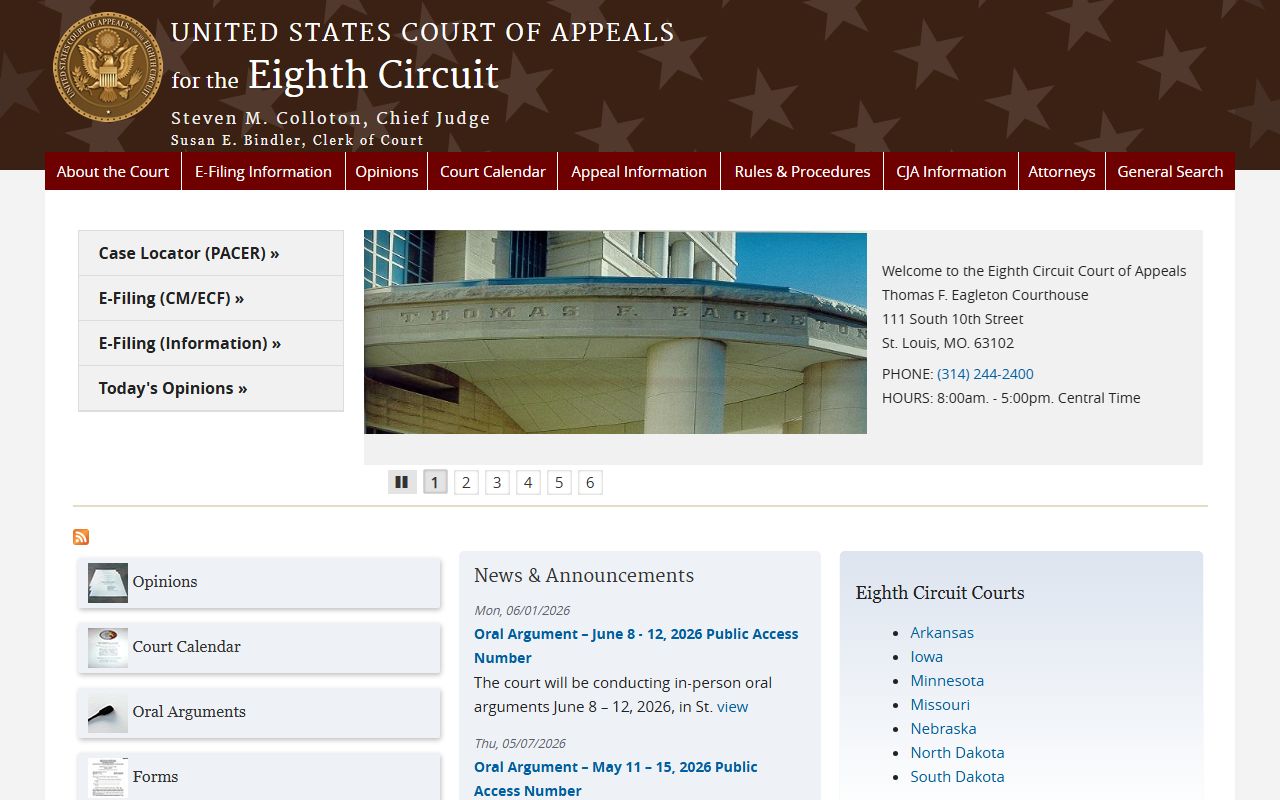 Lake of the Woods County probate records and Eighth Circuit distinction